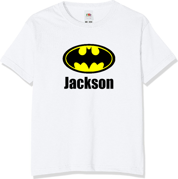 Personalised Dark Bat T-shirt