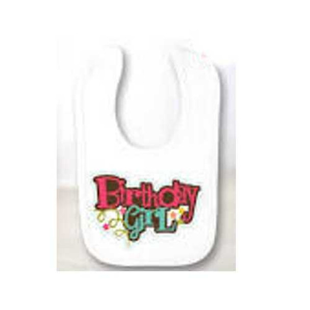 Birthday Girl Baby Bib