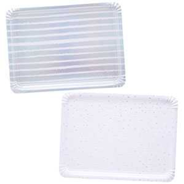 Iridescent Striped & Spotted Paper Trays