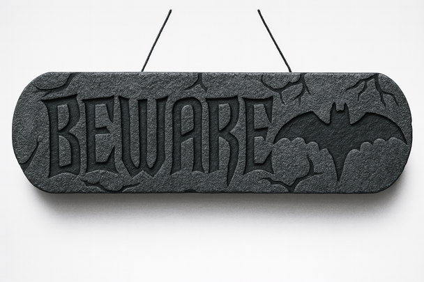 Beware Sign