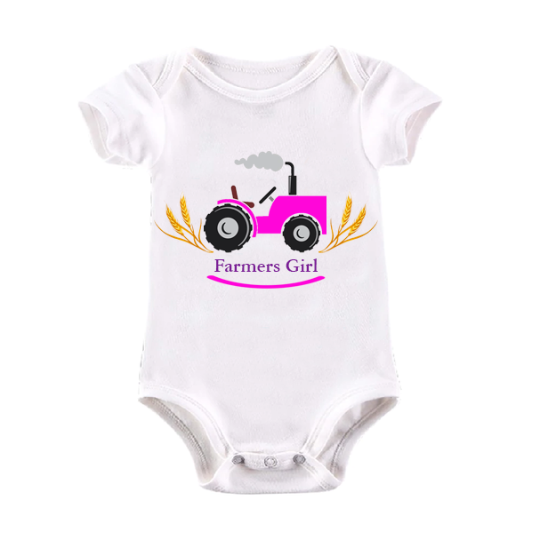 Farmers Girl Baby Vest