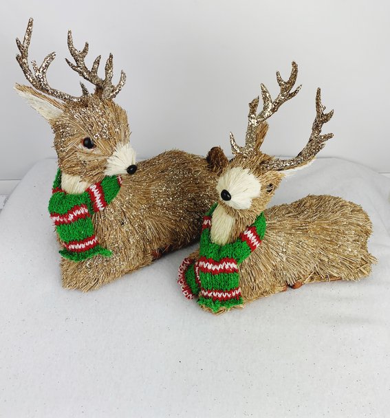 Winter Deer Decorations (2 Pack)