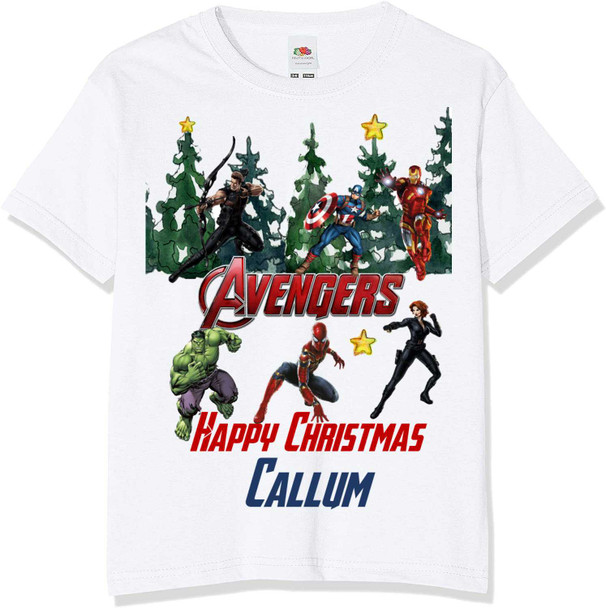 Super Hero Christmas Kids T-shirt