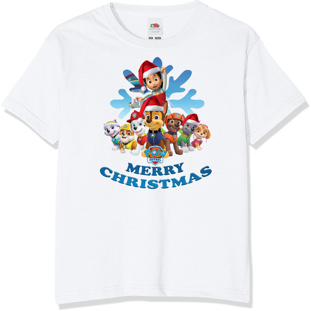 Paw Patrol Christmas Kids T-Shirt