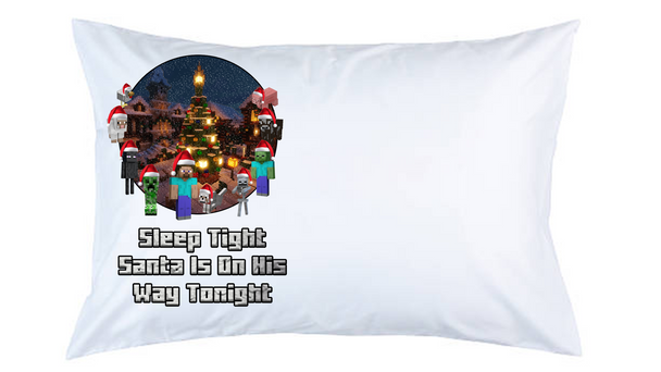 Personalised Gaming Christmas Pillow Case