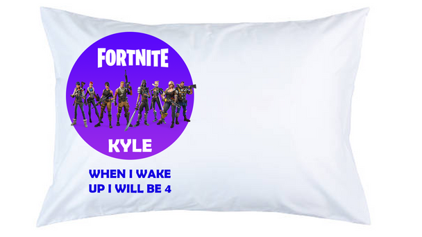 Personalised Battle Royale Pillow Case