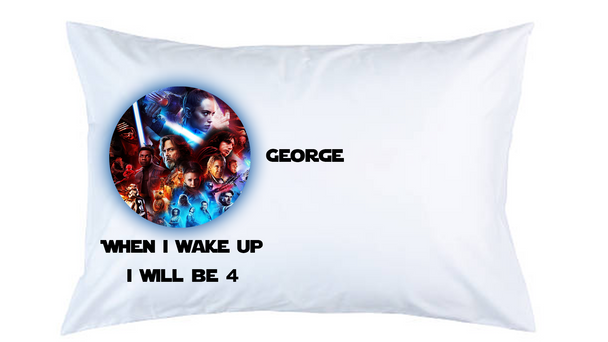 Personalised SCI FI Pillow Case