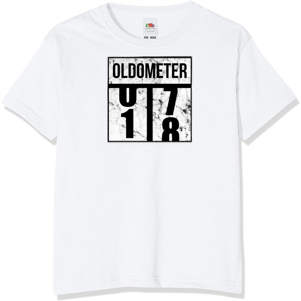 18 Oldometer Birthday T-Shirt