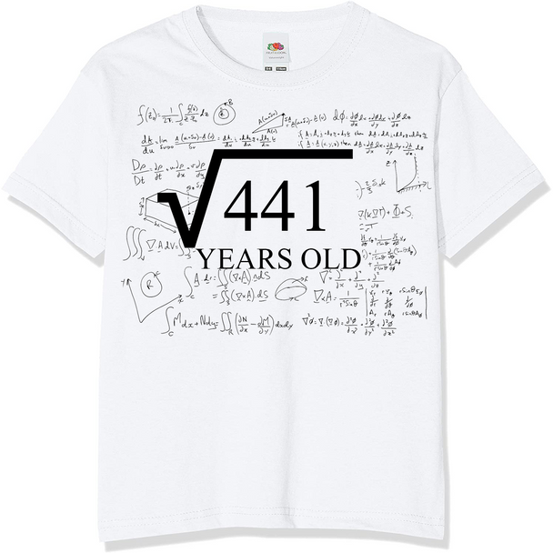 21st Birthday Maths T-Shirt