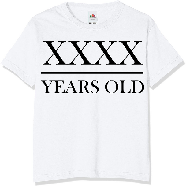 40 Roman Numerals T-Shirt