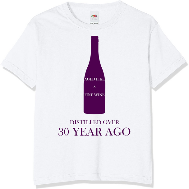 Aged Like Wine 30 Birthday T-Shirt