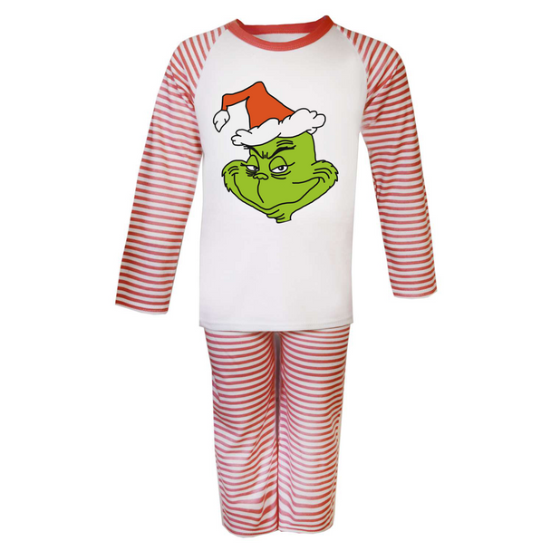 Personalised Grinch Mens Pyjamas