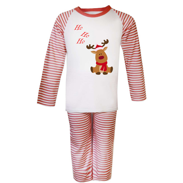 Personalised Ho Ho Ho Childs Pyjamas