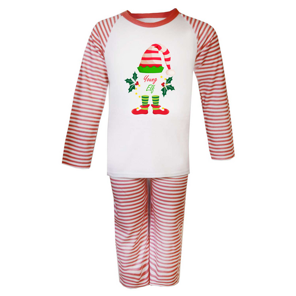 Personalised Elf Childs Pyjamas