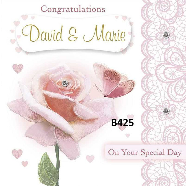 Personalised Rose Special Day Card