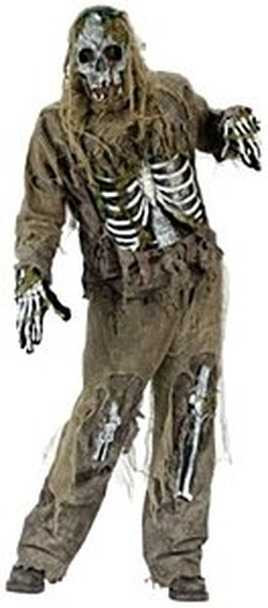 Adult Skeleton Zombie Costume