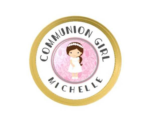 Personalised Girl's Communion Coins (15 Pack)