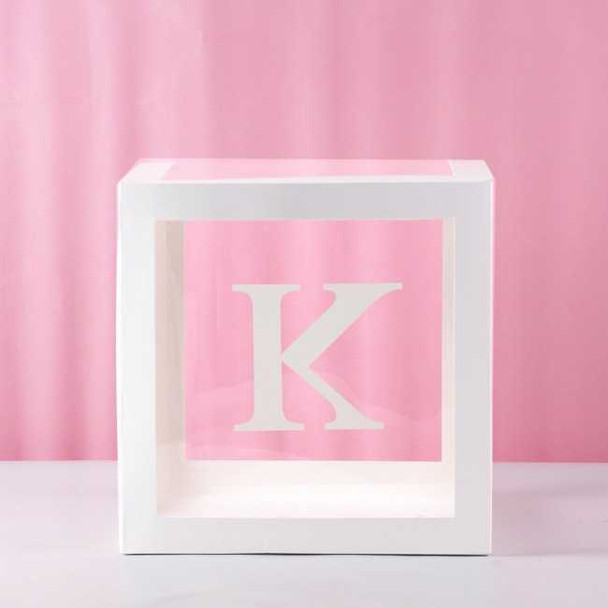 K Transparent Balloon Box 30x30x30cm