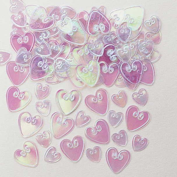 Loving Hearts Iridescent Confetti