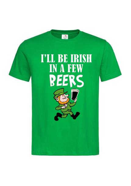 Personalised Irish in a Few Beers T-shirt