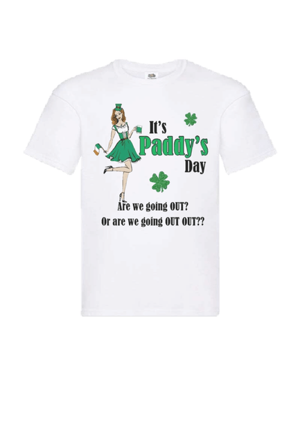 Personalised Ladies Paddy's Day Out Out T-Shirt