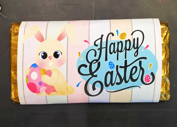 Cute Bunny Happy Easter Chocolate Bar