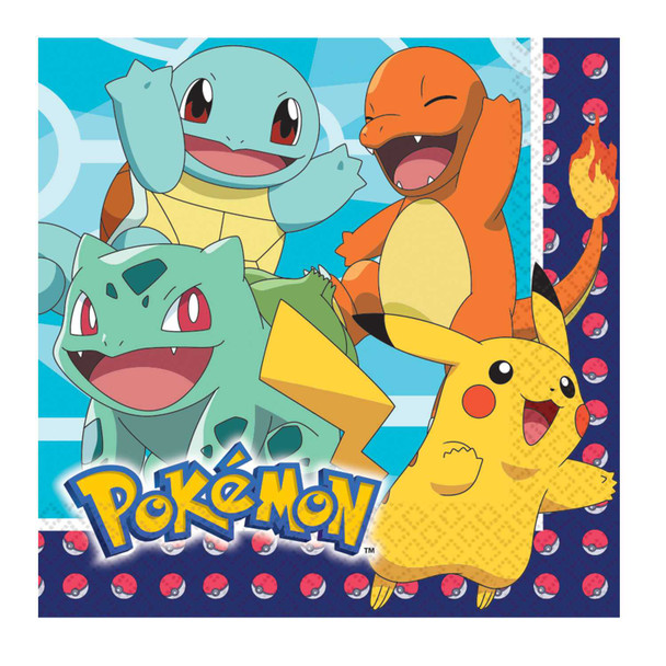 Pokemon Party Napkins