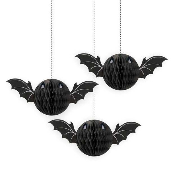Halloween Bat Honeycomb Decorations