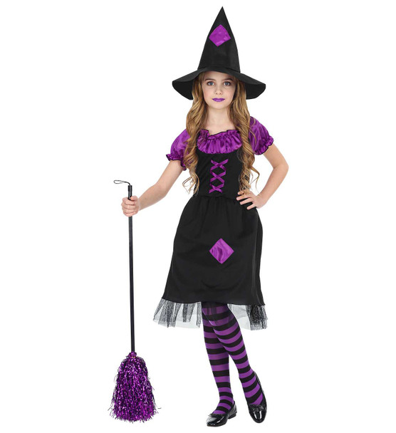 Kids Purple Witch Costume