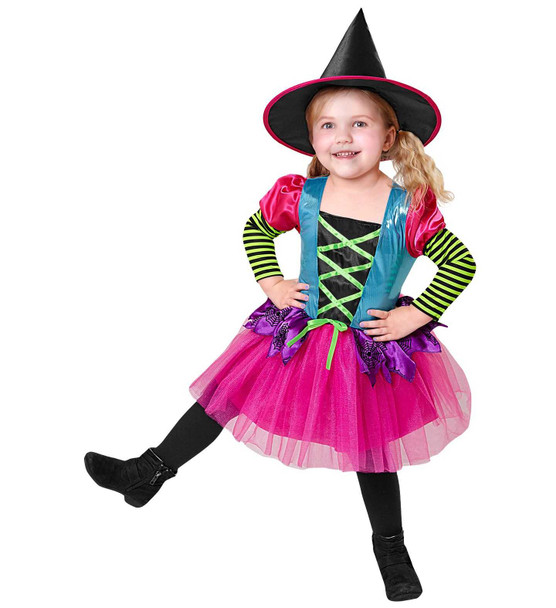 Cheerful Colourful Witch Costume