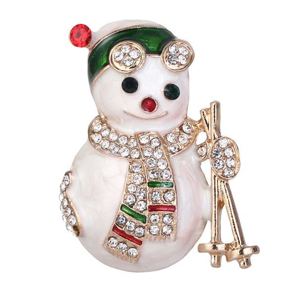 Sweet Snowman Brooch