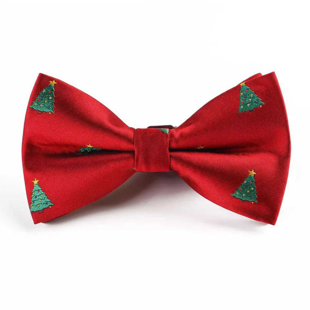 Red Christmas Trees Bowtie