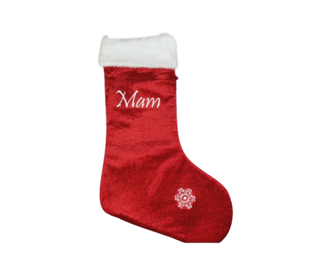Personalised Christmas Red Stocking