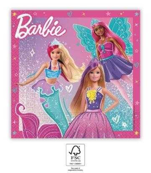 Barbie Fantasy Party Napkins (20 Pack)