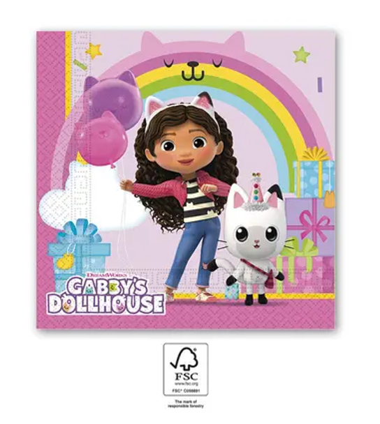 Gabby's Dollhouse Party Napkins (20 pack)