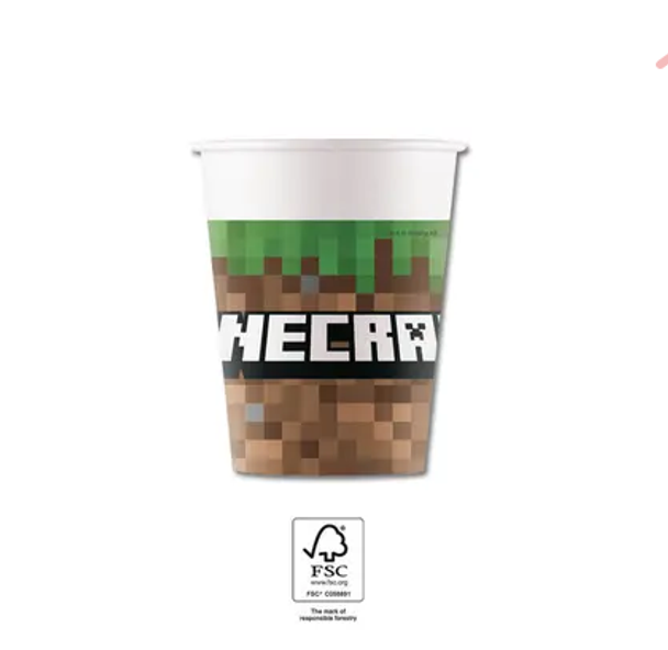 Minecraft Party Cups (8 pack)