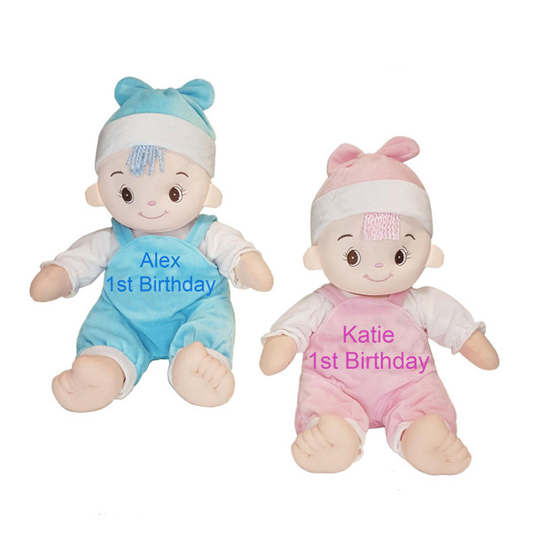 Personalised Embroidery Baby Doll
