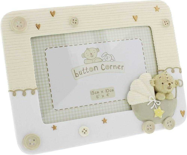 Button Corner My Photo Frame 6"x 4"