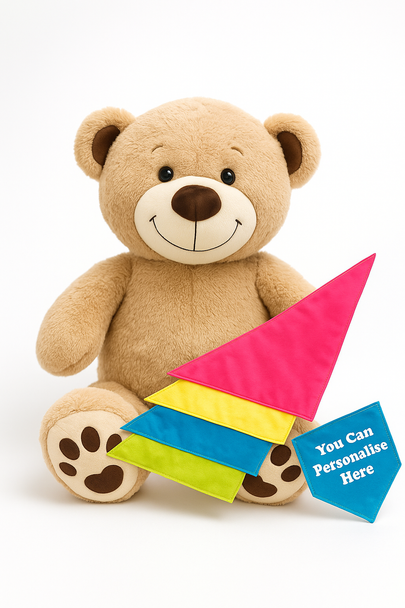 Personalised Embroidery Teddy with Bib