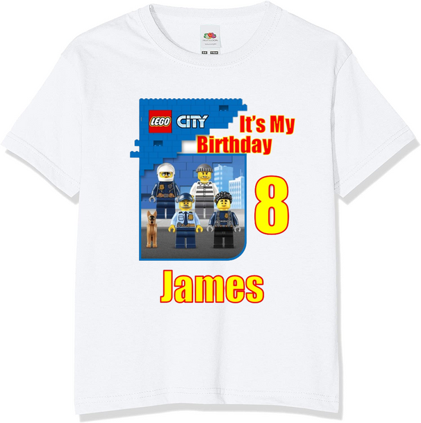 Personalised City Kids T-Shirt