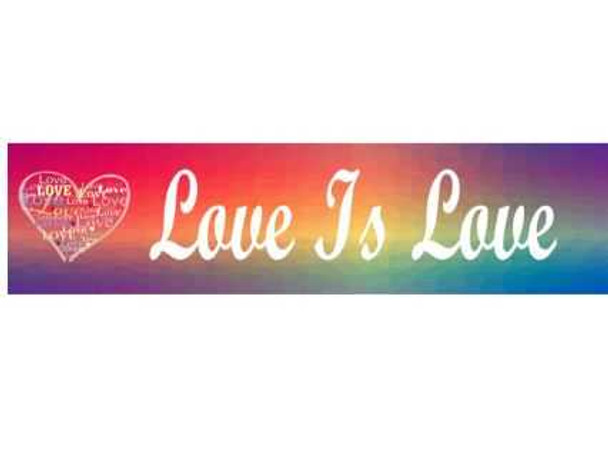 Personalised Love is Love Pride Banner