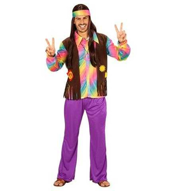 Mens Tie Dye Hippie Costume