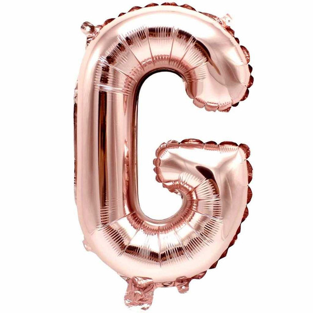 Rose Gold G Foil Balloon