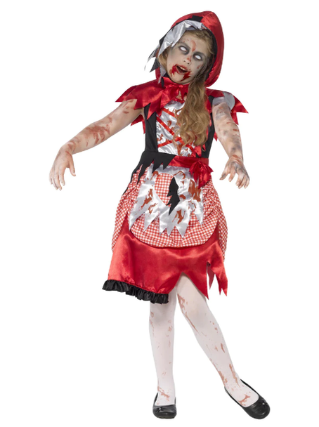 Zombie Miss Hood Girls Costume Small