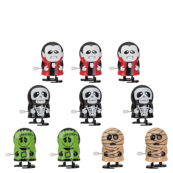 Novelty Walking Windup Figures (12 Pack)