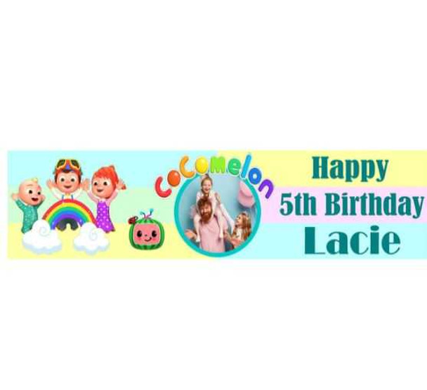 Personalised Nursery Banner with Photo