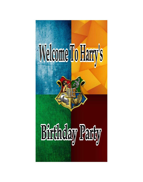 Personalised Vinyl Harry Potter Door Banner