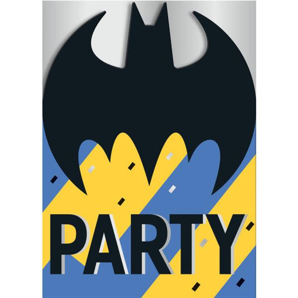 Batman Party Invitations (8 Pack)