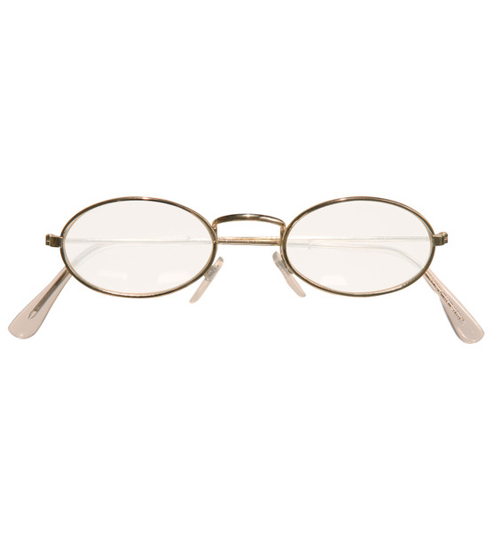 Gold Oval Framed Glasses
