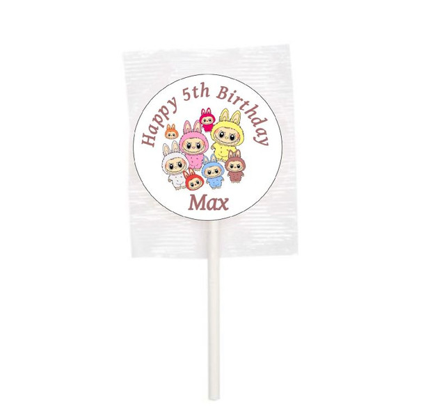 Personalised Labubu Dolls Lollipops